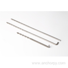 Anchor for high quality ceramic fiber blanket